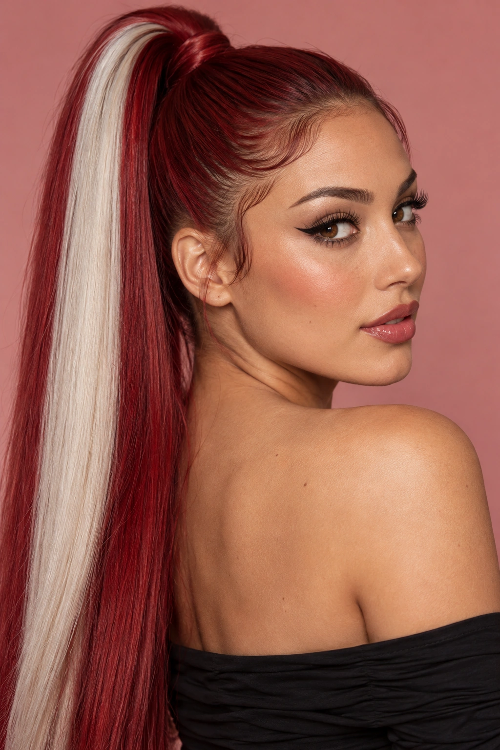 Beauty with an edge, original fictional adult showcase influencer